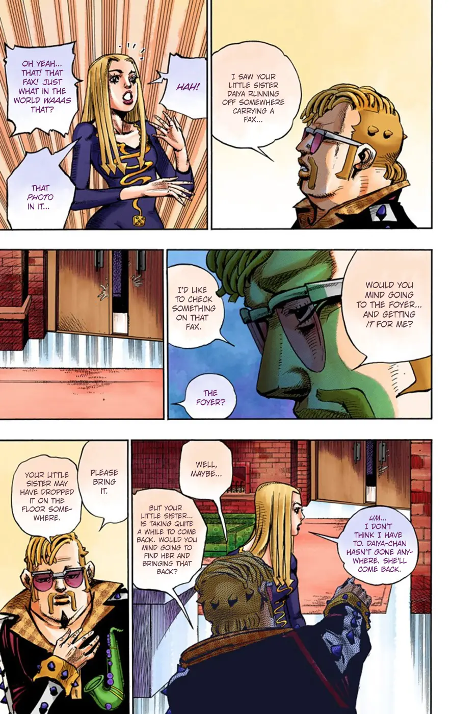 JoJo's Bizarre Adventure, Part 8: JoJolion Colored Manga β Chapter 49 β Page 8