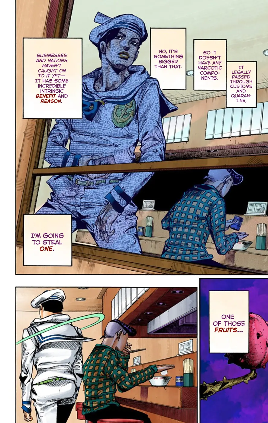 JoJo's Bizarre Adventure, Part 8: JoJolion Colored Manga β Chapter 49 β Page 34
