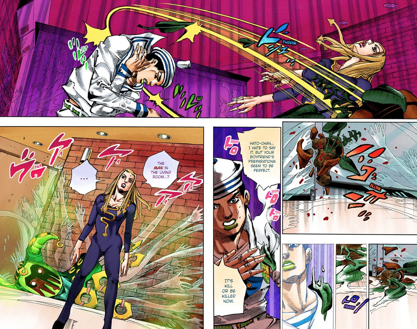 JoJo's Bizarre Adventure, Part 8: JoJolion Colored Manga β Chapter 49 β Page 42