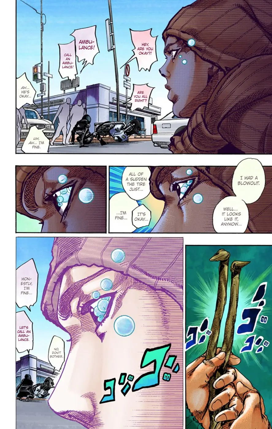 JoJo's Bizarre Adventure, Part 8: JoJolion Colored Manga — Chapter 51 — Page 17