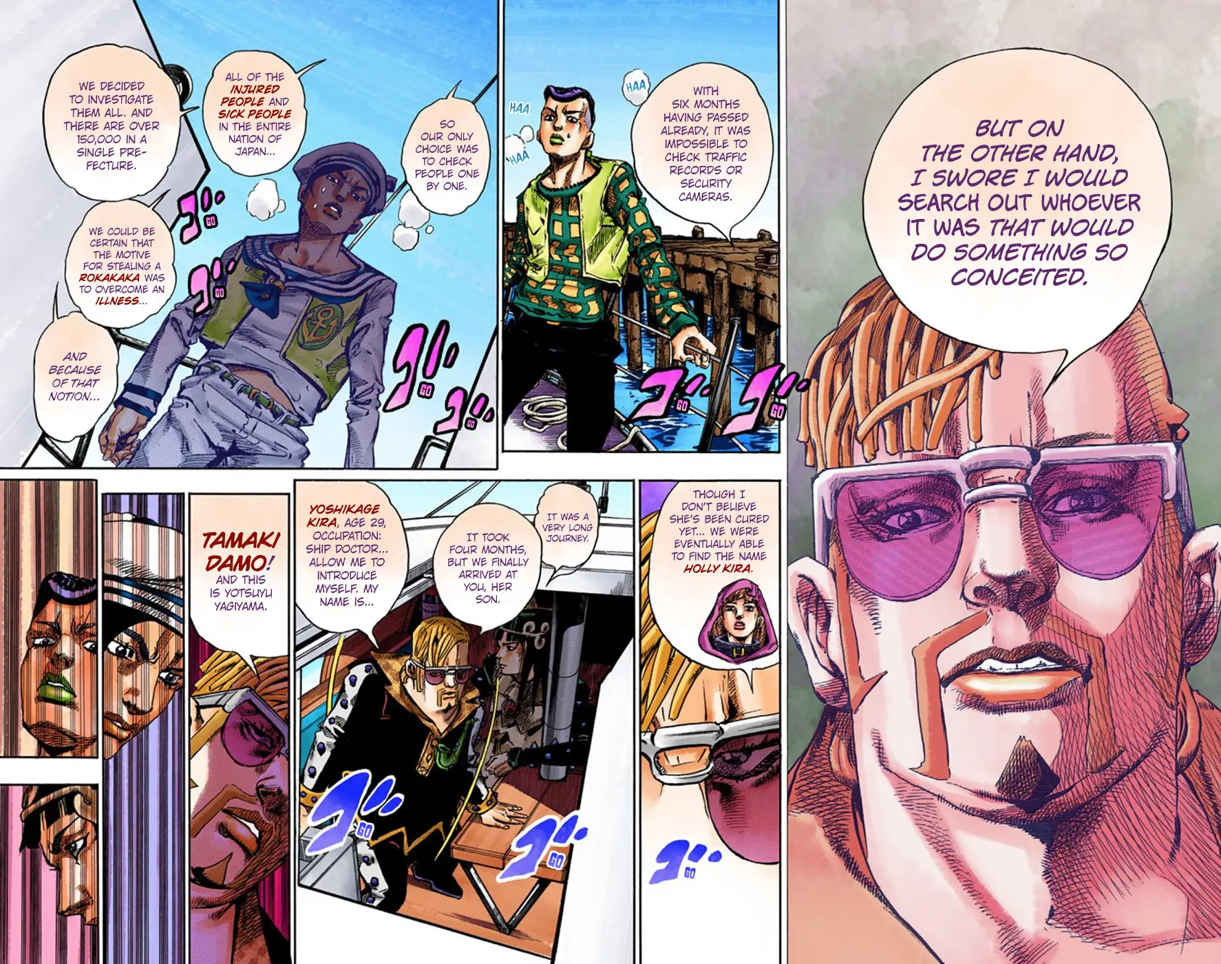 JoJo's Bizarre Adventure, Part 8: JoJolion Colored Manga — Chapter 51 — Page 42