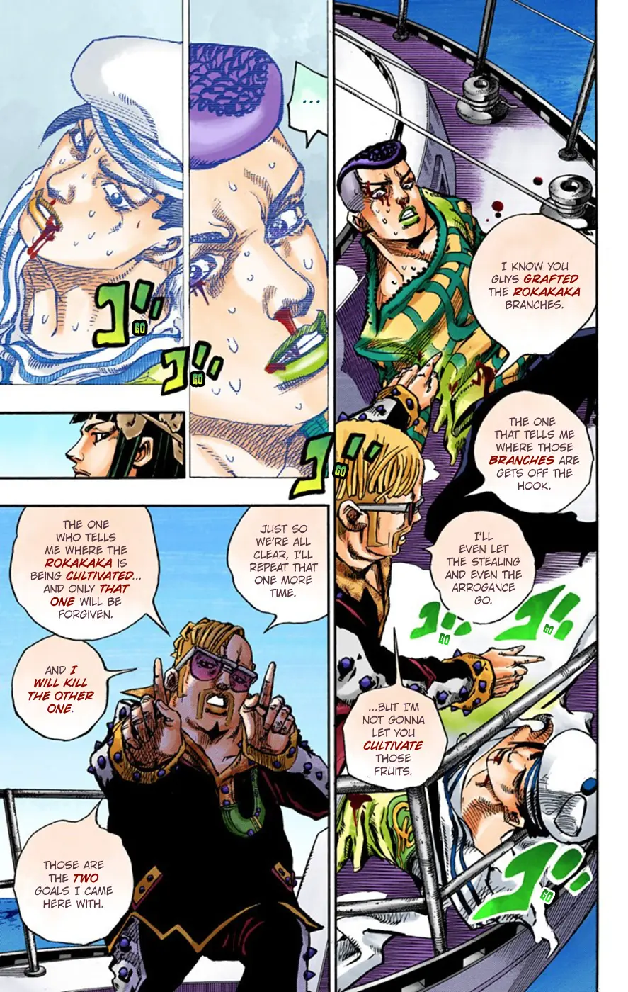 JoJo's Bizarre Adventure, Part 8: JoJolion Colored Manga — Chapter 52 — Page 8