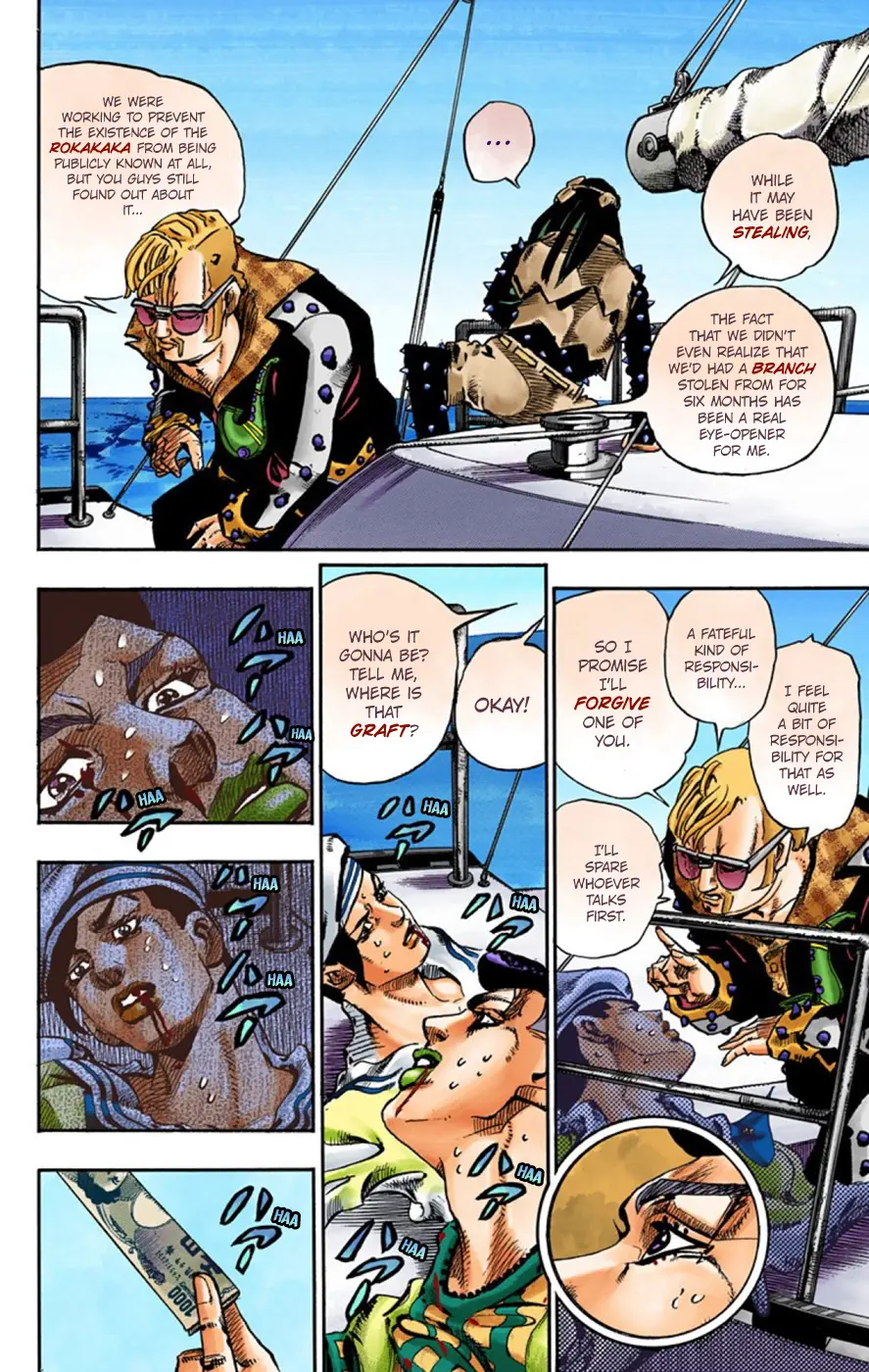 JoJo's Bizarre Adventure, Part 8: JoJolion Colored Manga — Chapter 52 — Page 9