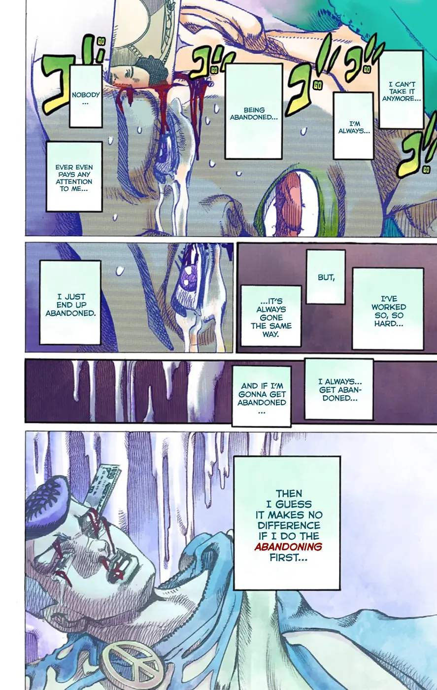 JoJo's Bizarre Adventure, Part 8: JoJolion Colored Manga — Chapter 52 — Page 12