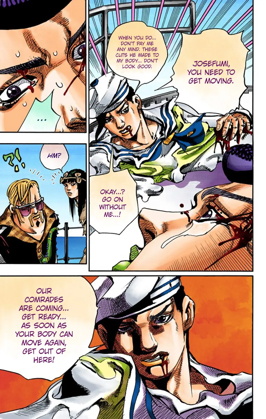 JoJo's Bizarre Adventure, Part 8: JoJolion Colored Manga — Chapter 52 — Page 13