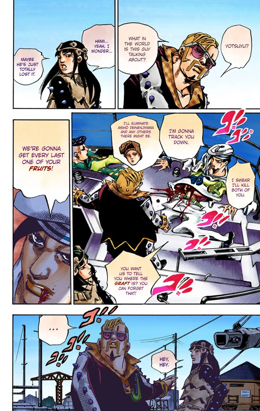 JoJo's Bizarre Adventure, Part 8: JoJolion Colored Manga — Chapter 52 — Page 14