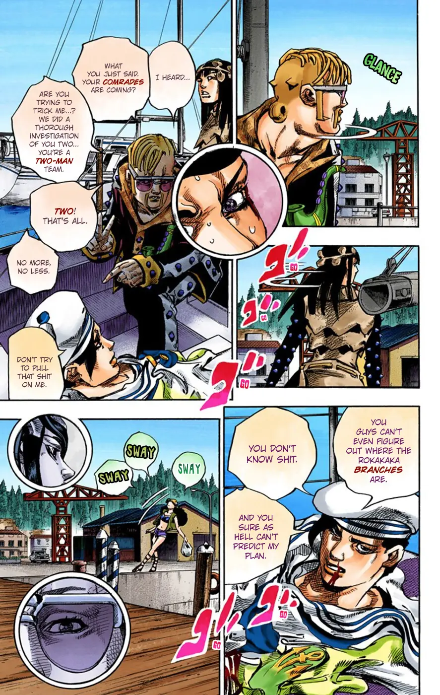 JoJo's Bizarre Adventure, Part 8: JoJolion Colored Manga — Chapter 52 — Page 15