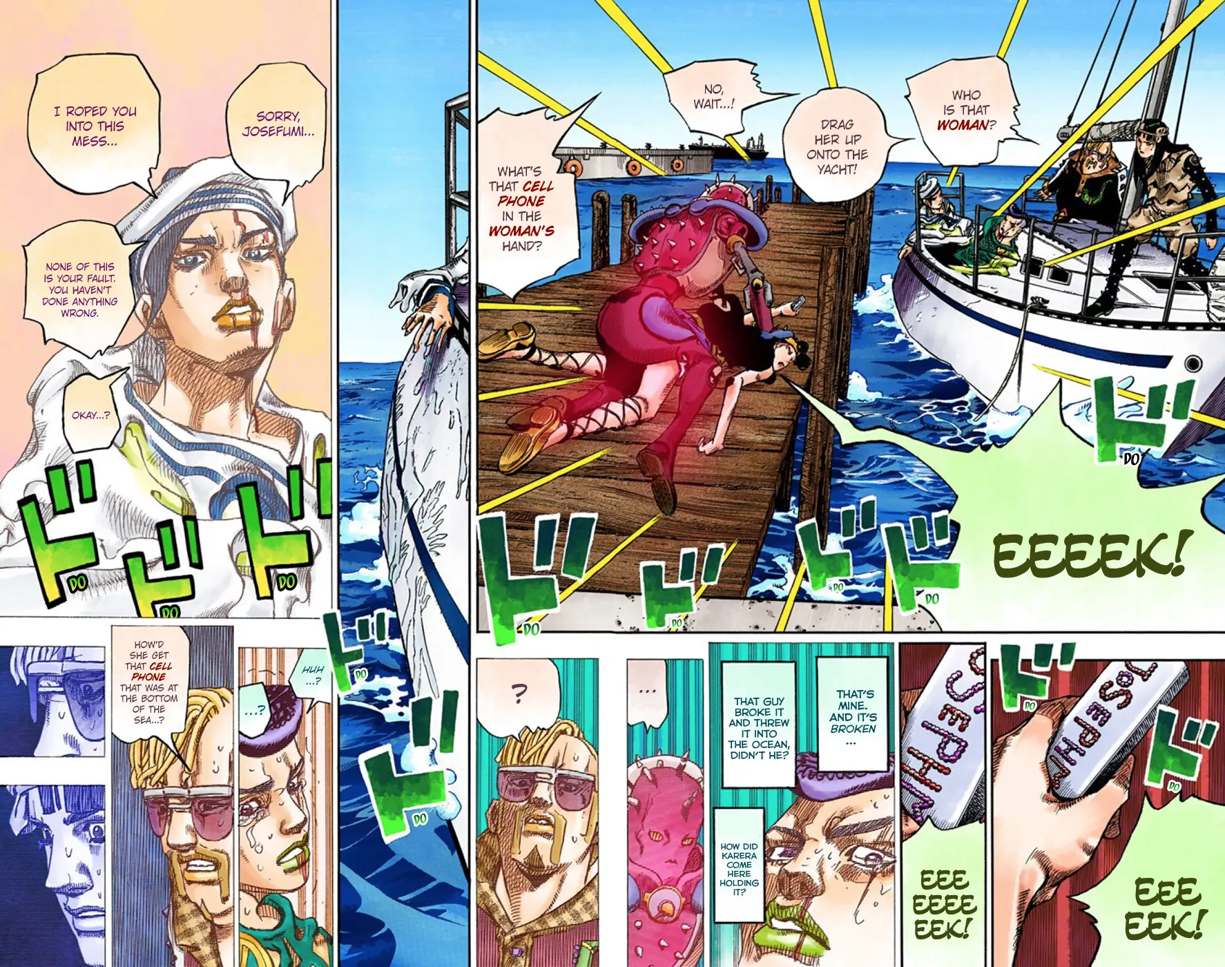 JoJo's Bizarre Adventure, Part 8: JoJolion Colored Manga — Chapter 52 — Page 18