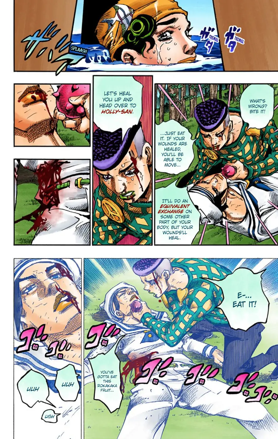 JoJo's Bizarre Adventure, Part 8: JoJolion Colored Manga — Chapter 52 — Page 35