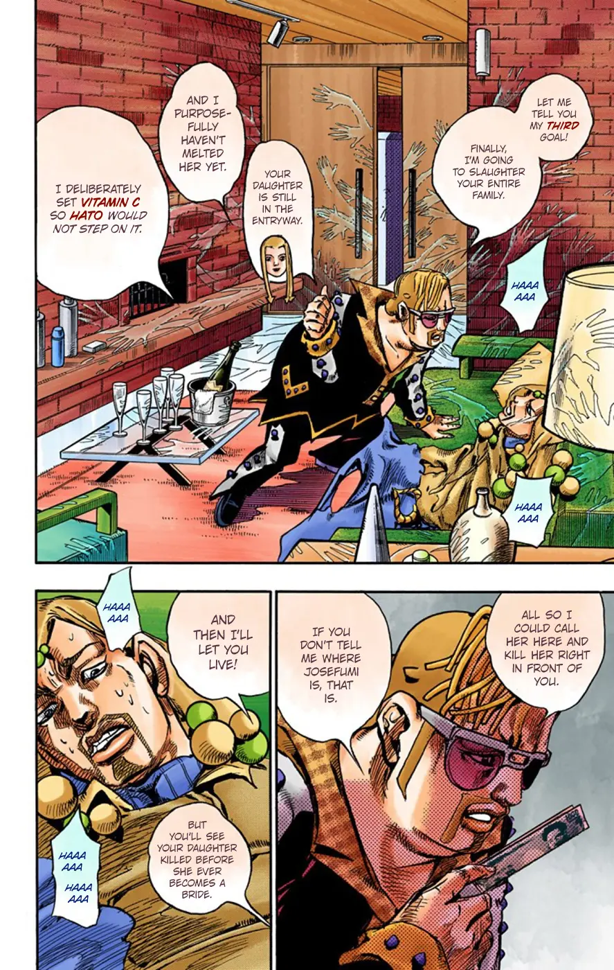 JoJo's Bizarre Adventure, Part 8: JoJolion Colored Manga — Chapter 54 — Page 8