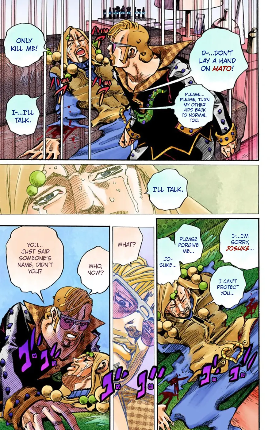 JoJo's Bizarre Adventure, Part 8: JoJolion Colored Manga — Chapter 54 — Page 12