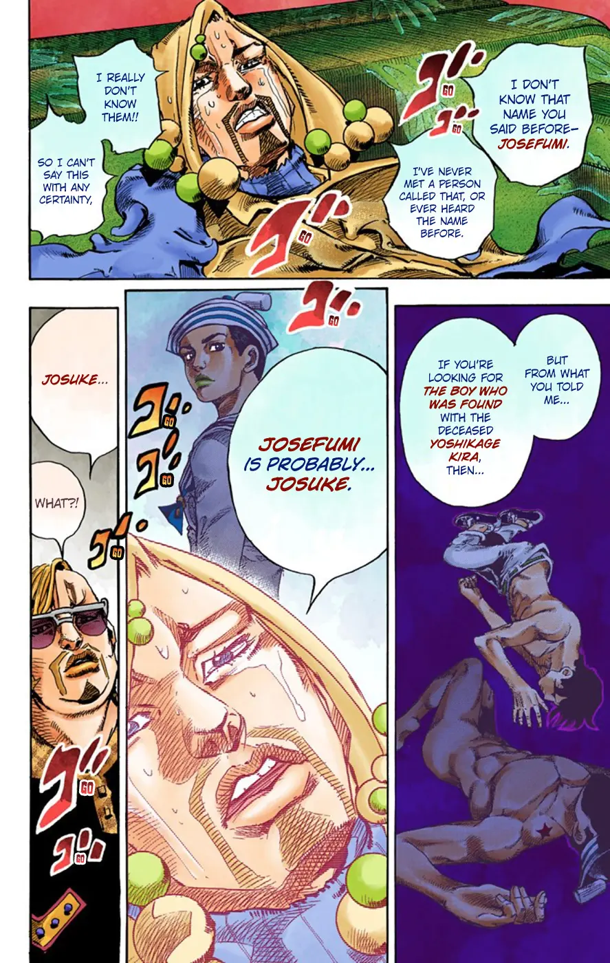 JoJo's Bizarre Adventure, Part 8: JoJolion Colored Manga — Chapter 54 — Page 13