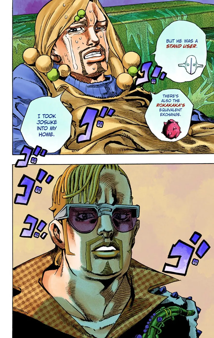 JoJo's Bizarre Adventure, Part 8: JoJolion Colored Manga — Chapter 54 — Page 15