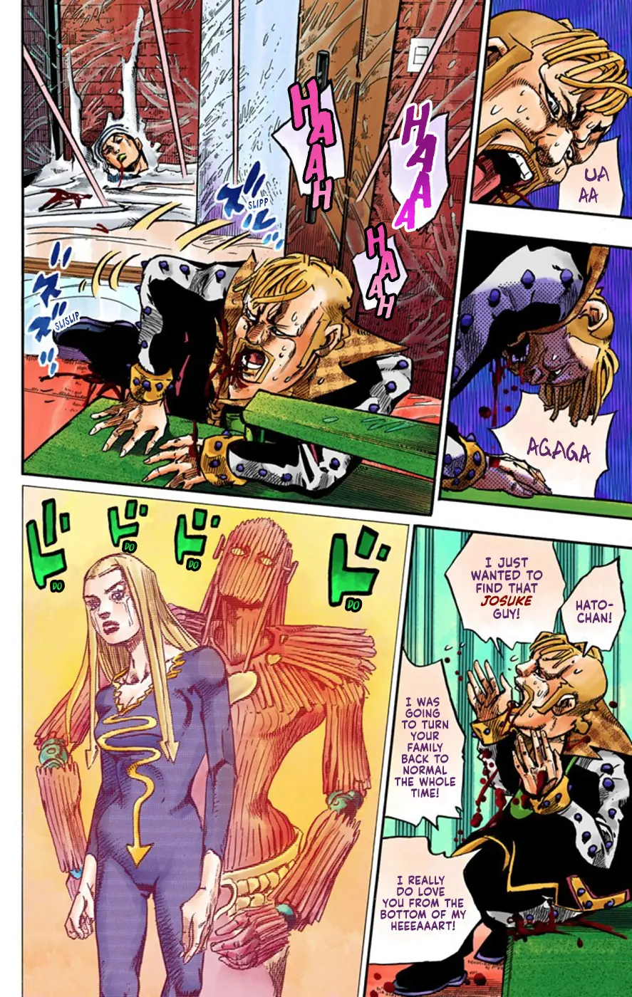 JoJo's Bizarre Adventure, Part 8: JoJolion Colored Manga — Chapter 54 — Page 35