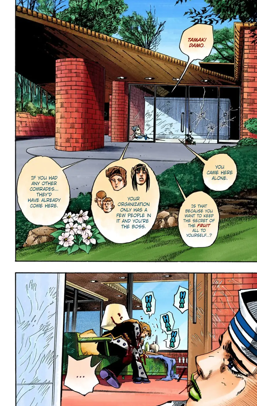JoJo's Bizarre Adventure, Part 8: JoJolion Colored Manga β Chapter 55 β Page 8