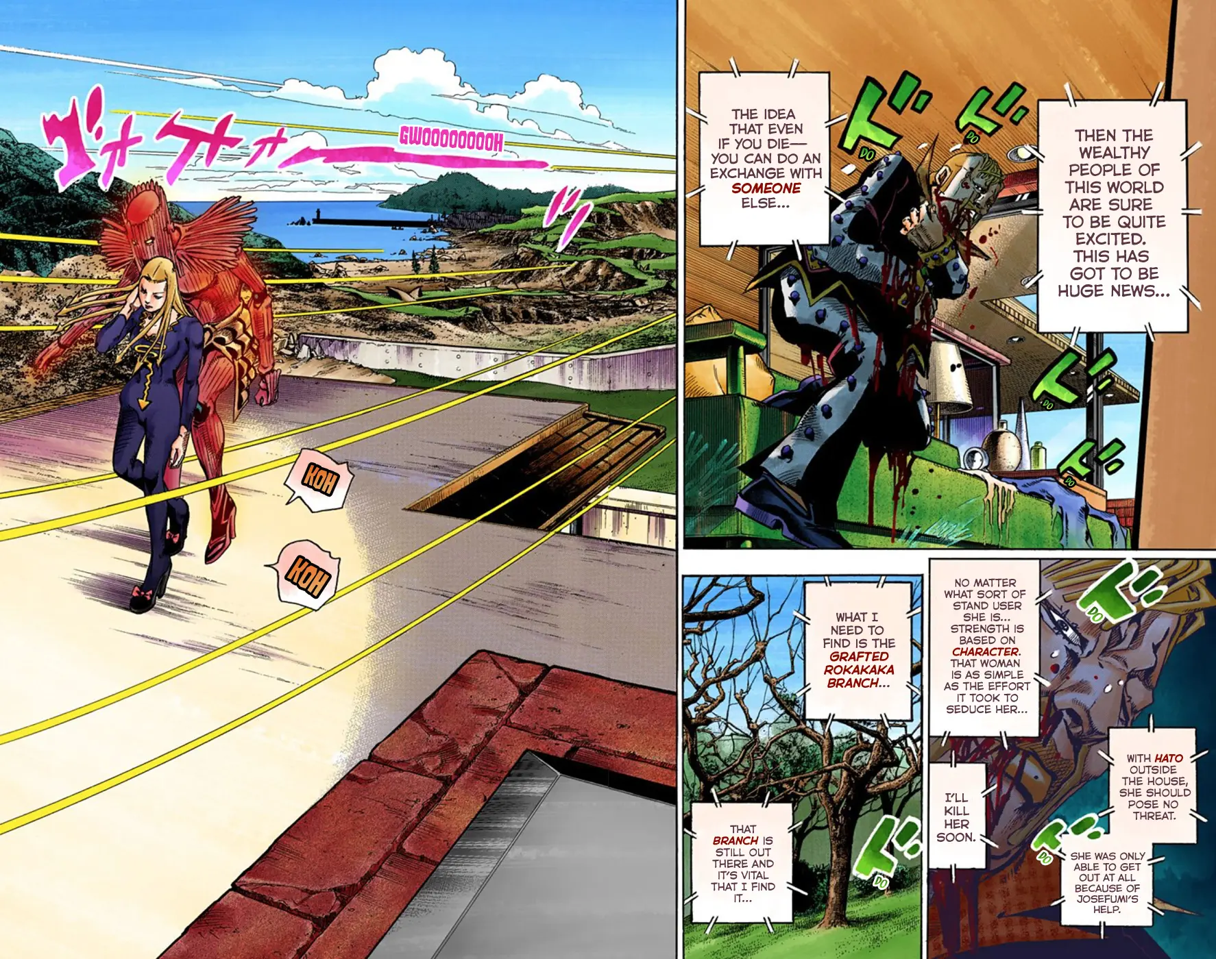 JoJo's Bizarre Adventure, Part 8: JoJolion Colored Manga β Chapter 55 β Page 11