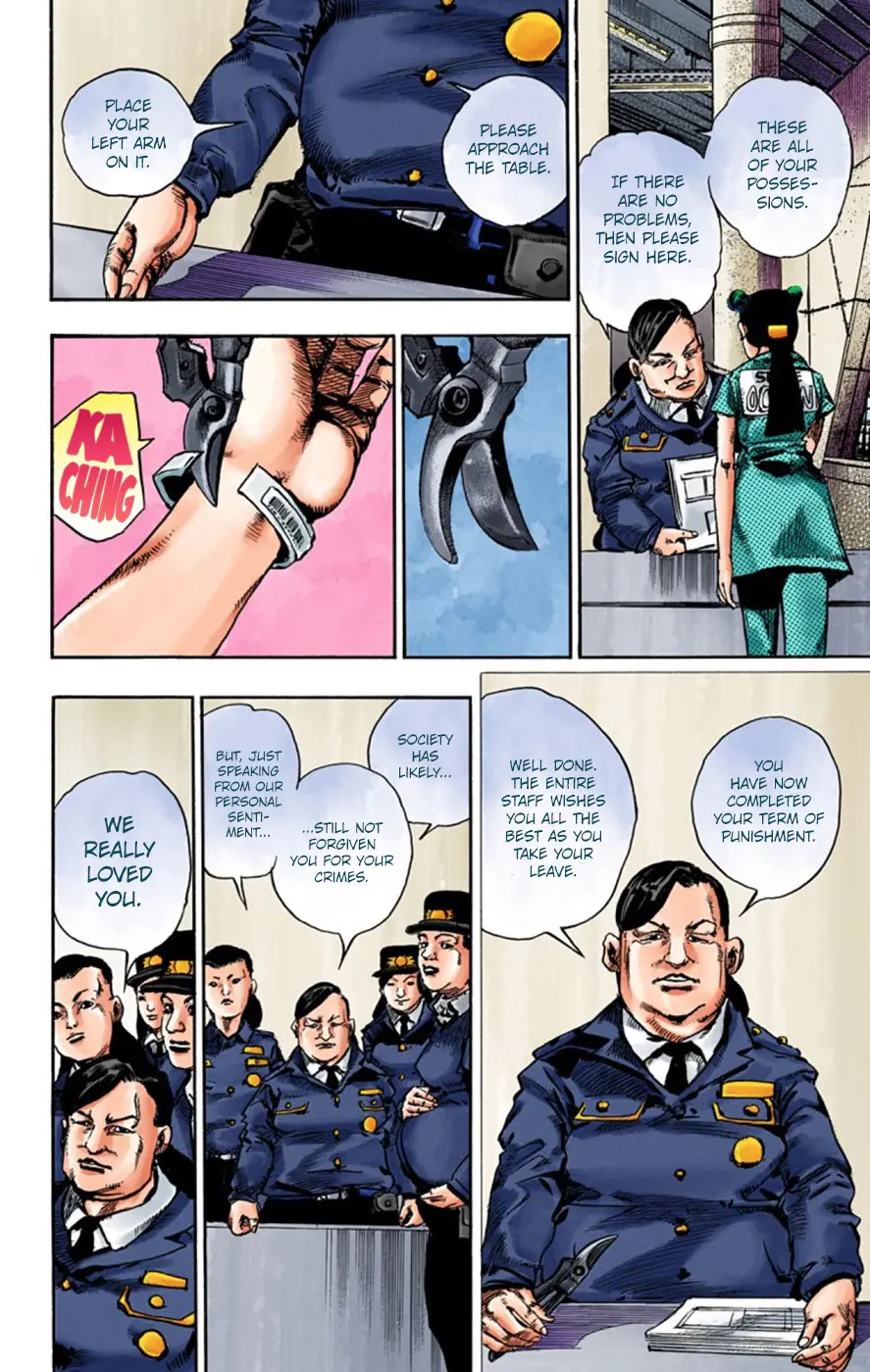 JoJo's Bizarre Adventure, Part 8: JoJolion Colored Manga β Chapter 55 β Page 33