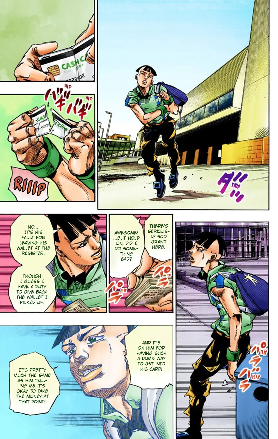JoJo's Bizarre Adventure, Part 8: JoJolion Colored Manga β Chapter 56 β Page 15
