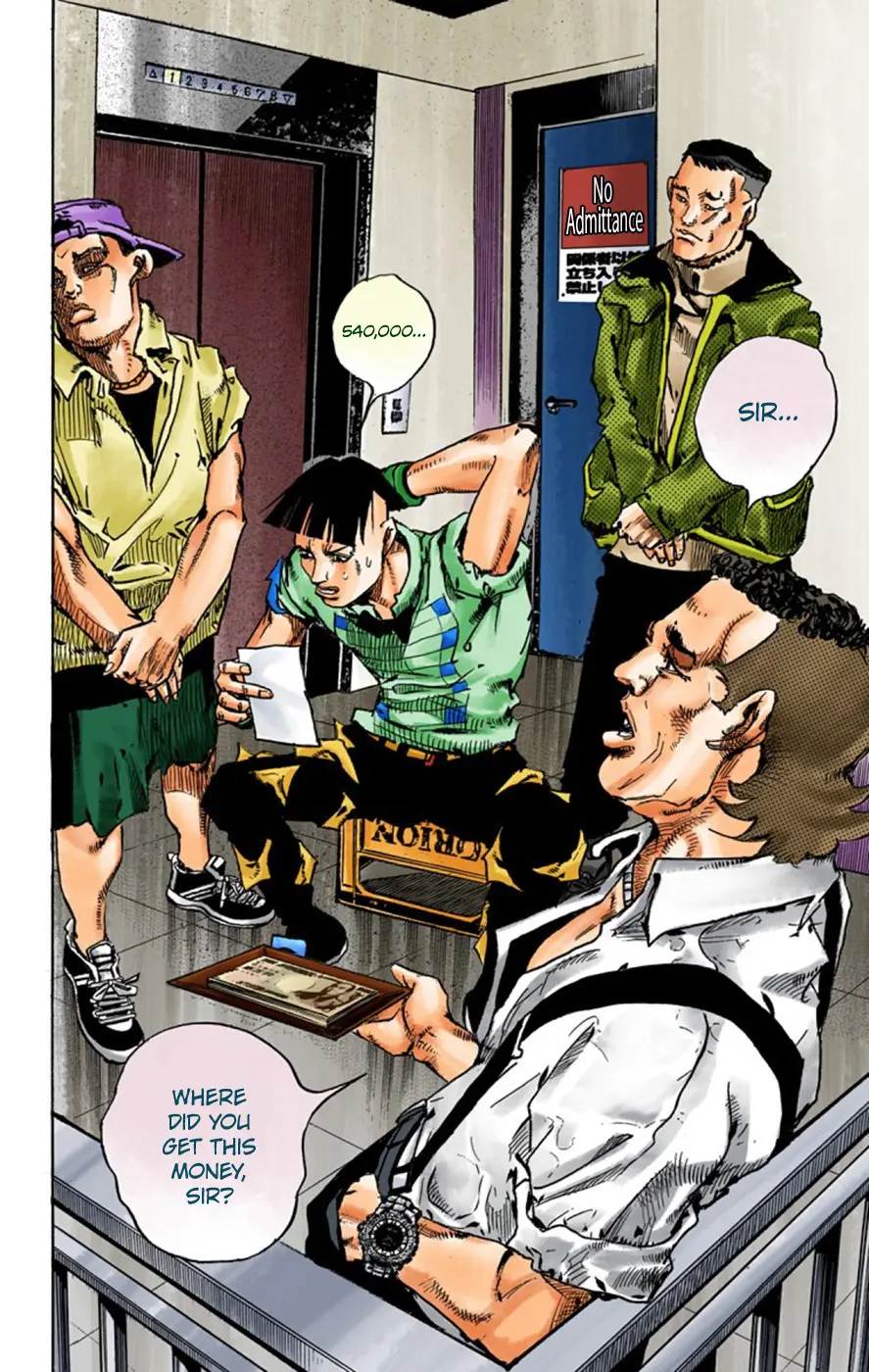 JoJo's Bizarre Adventure, Part 8: JoJolion Colored Manga β Chapter 56 β Page 28