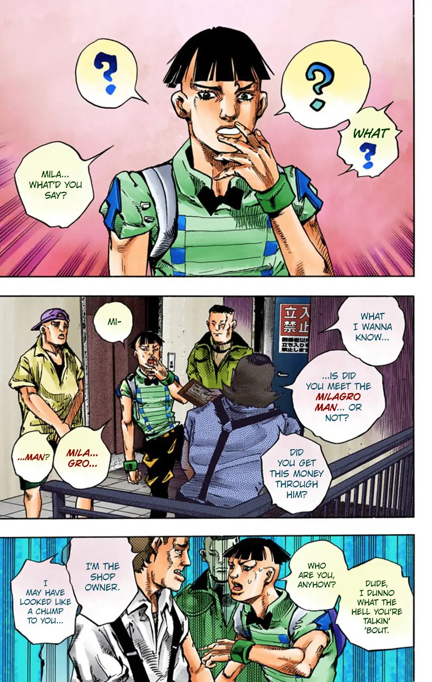 JoJo's Bizarre Adventure, Part 8: JoJolion Colored Manga β Chapter 56 β Page 31