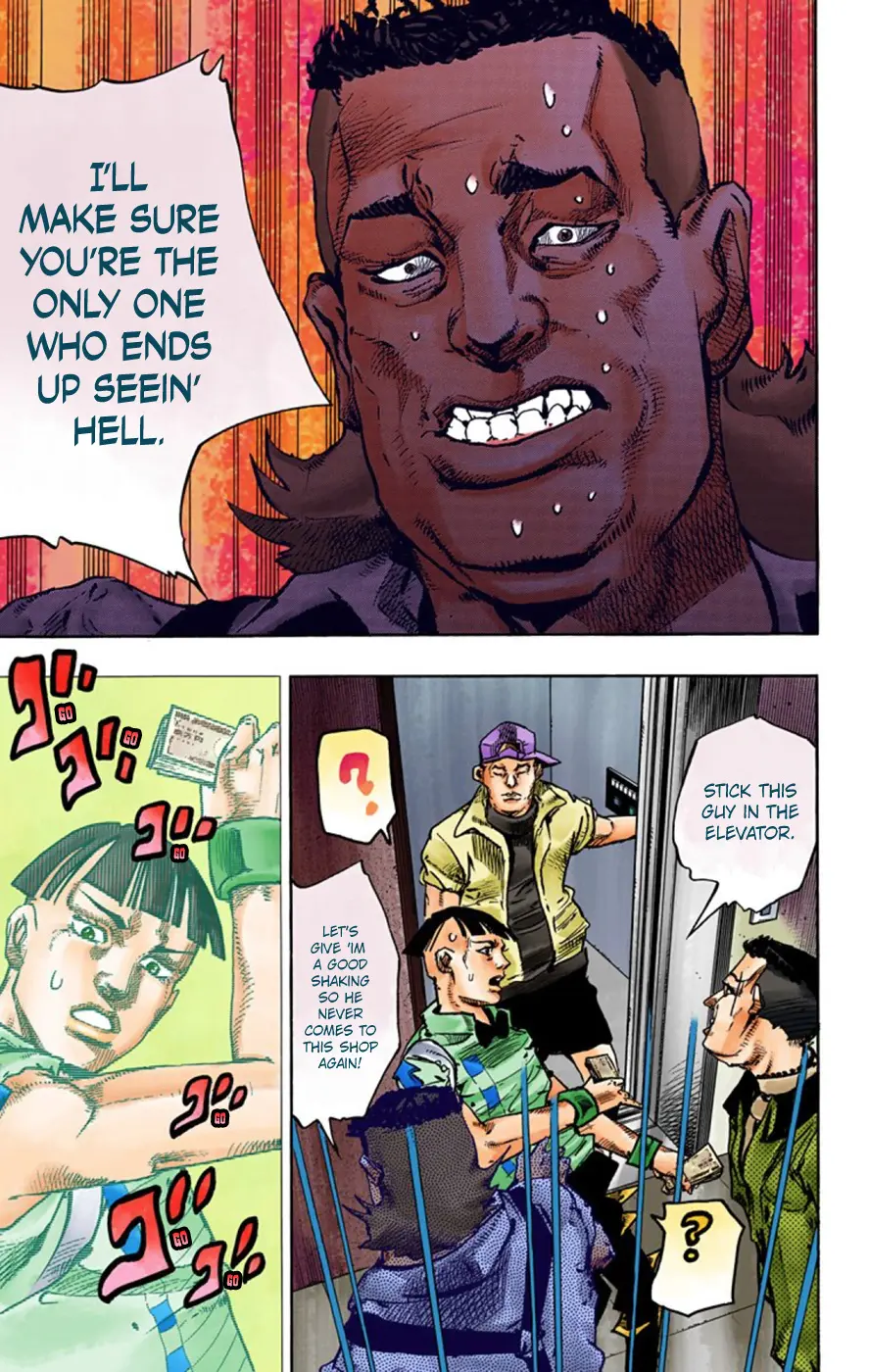 JoJo's Bizarre Adventure, Part 8: JoJolion Colored Manga β Chapter 56 β Page 33