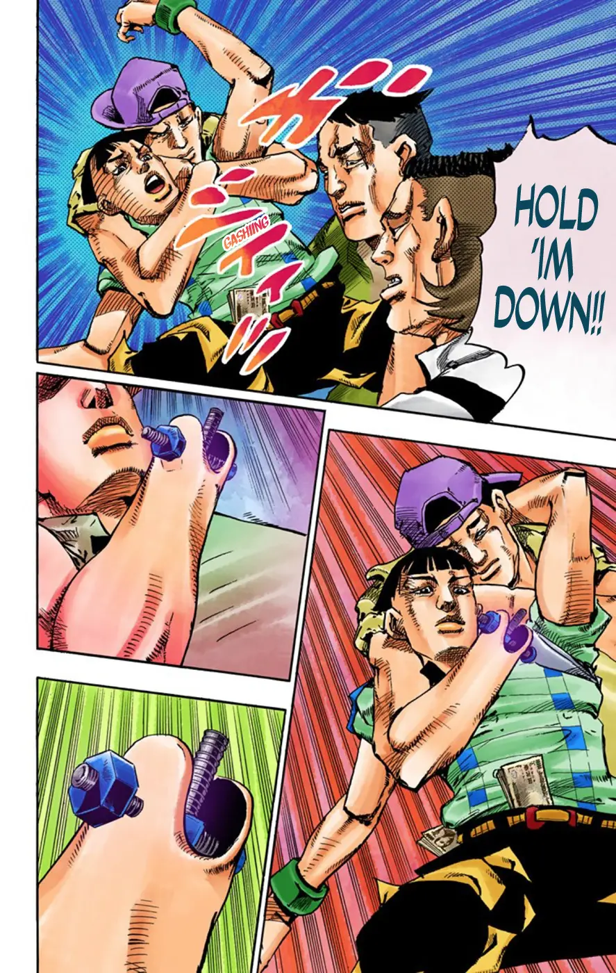 JoJo's Bizarre Adventure, Part 8: JoJolion Colored Manga β Chapter 56 β Page 34