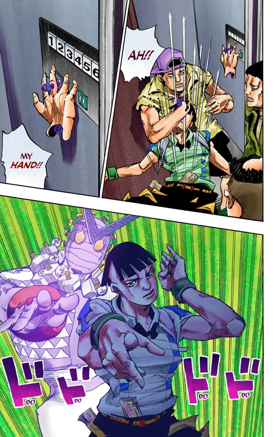 JoJo's Bizarre Adventure, Part 8: JoJolion Colored Manga β Chapter 56 β Page 35