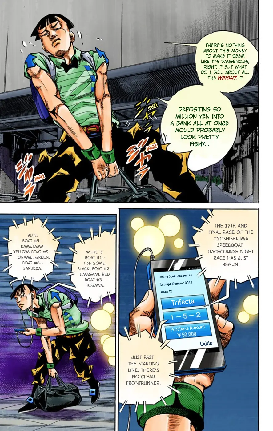JoJo's Bizarre Adventure, Part 8: JoJolion Colored Manga — Chapter 57 — Page 7