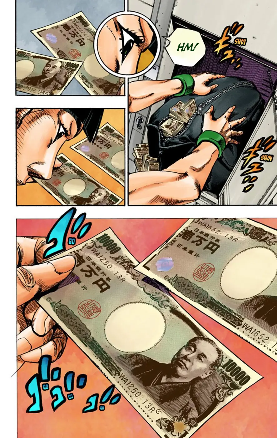 JoJo's Bizarre Adventure, Part 8: JoJolion Colored Manga — Chapter 57 — Page 12