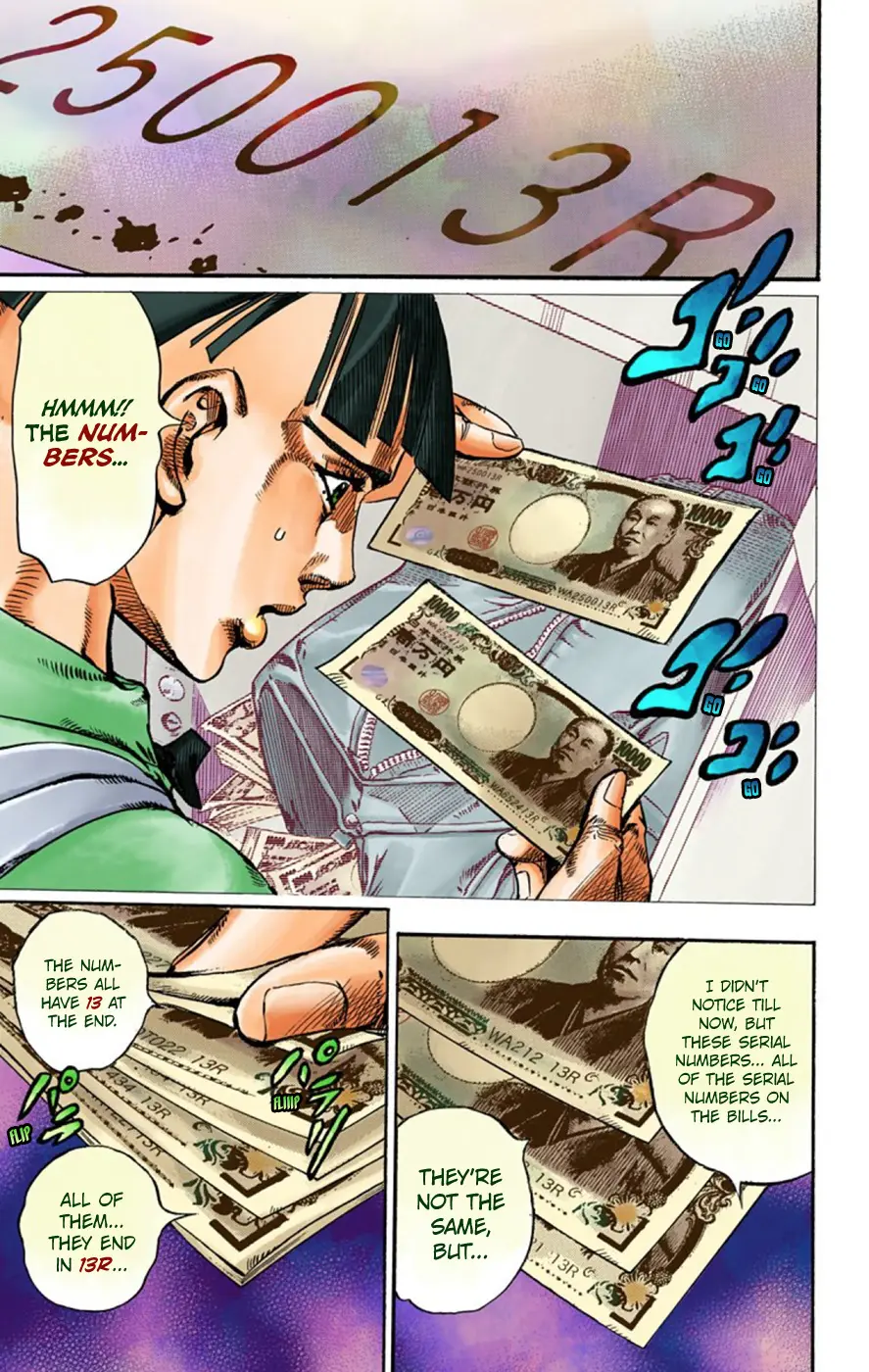 JoJo's Bizarre Adventure, Part 8: JoJolion Colored Manga — Chapter 57 — Page 13