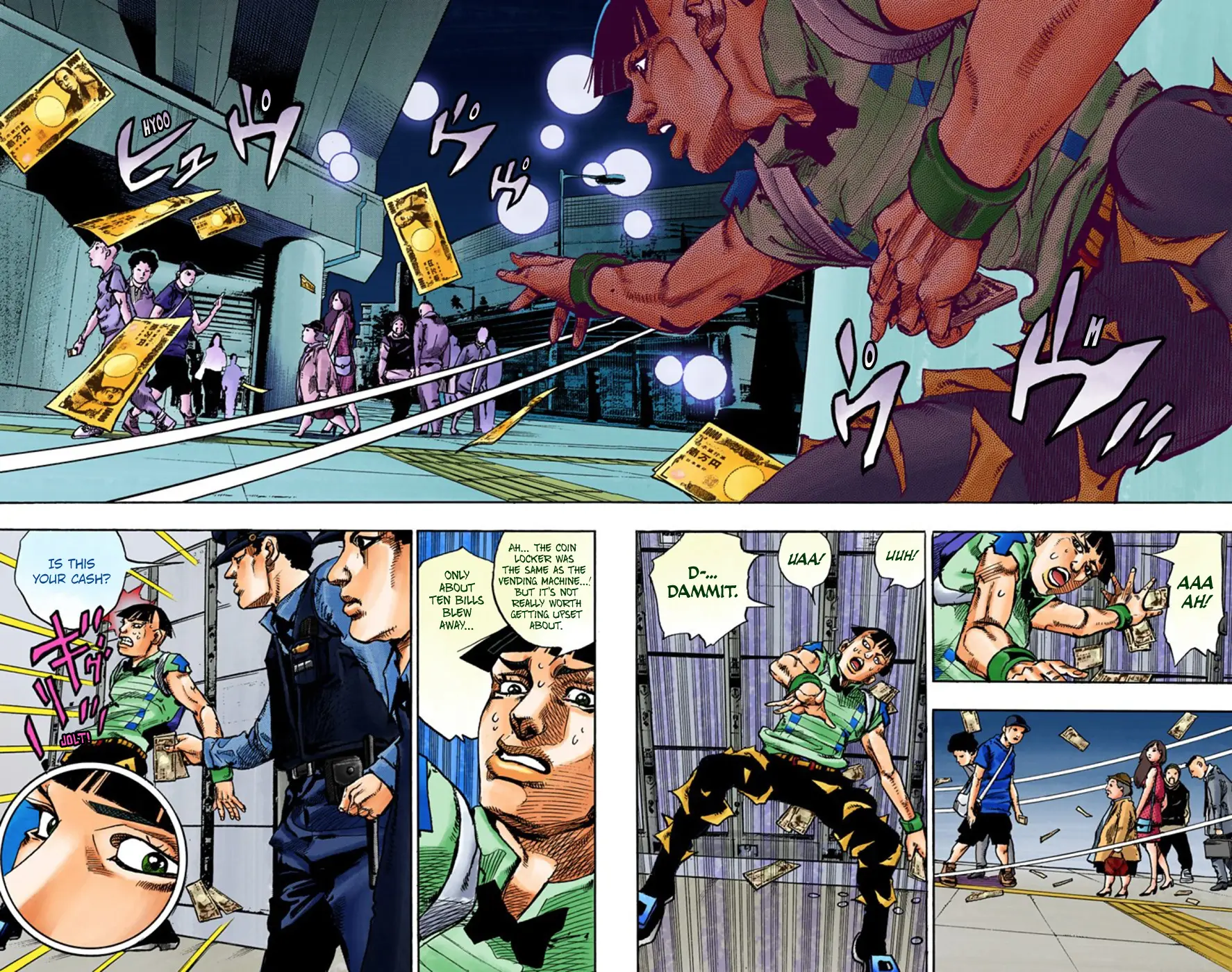 JoJo's Bizarre Adventure, Part 8: JoJolion Colored Manga — Chapter 57 — Page 16