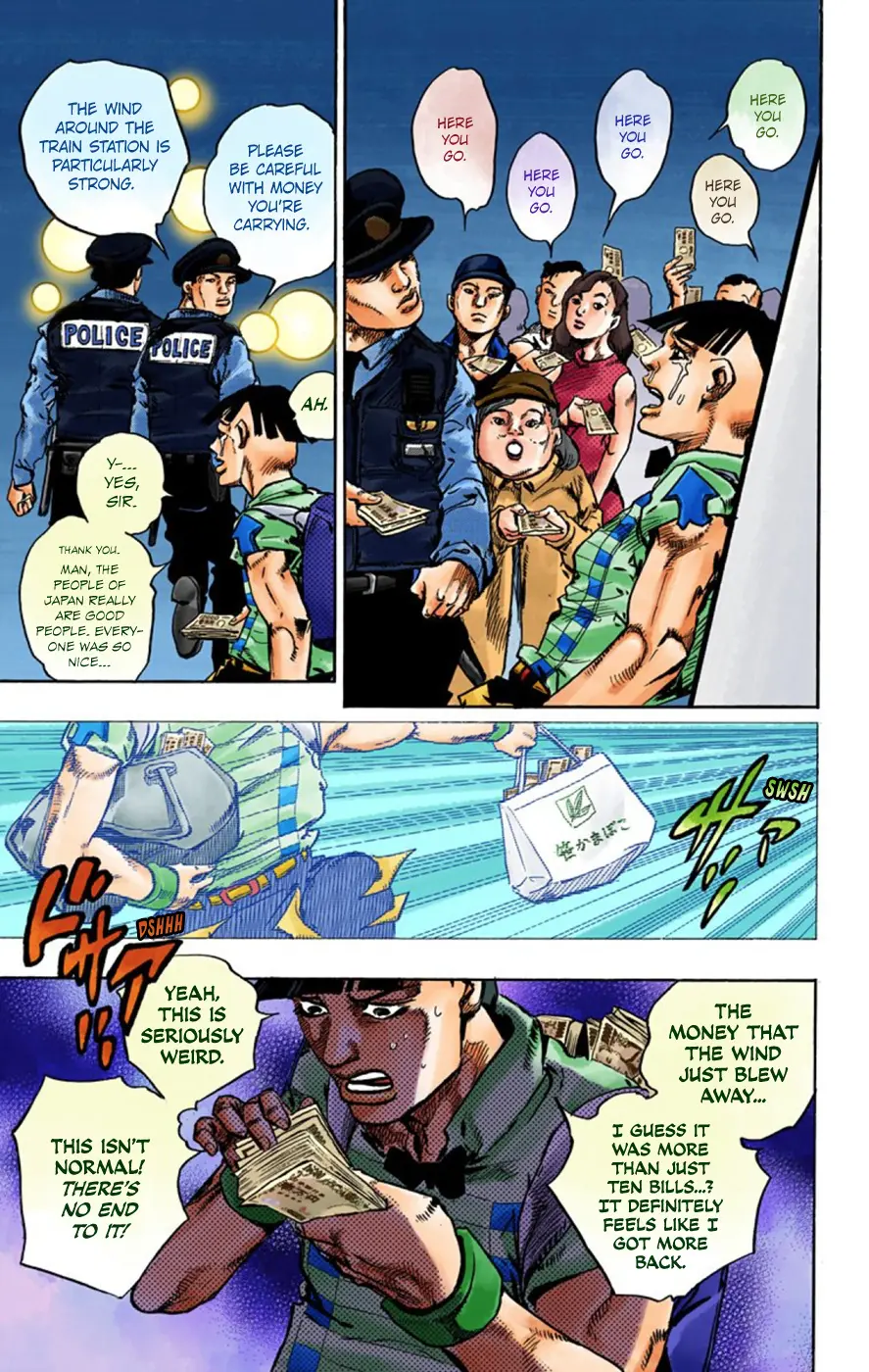 JoJo's Bizarre Adventure, Part 8: JoJolion Colored Manga — Chapter 57 — Page 18