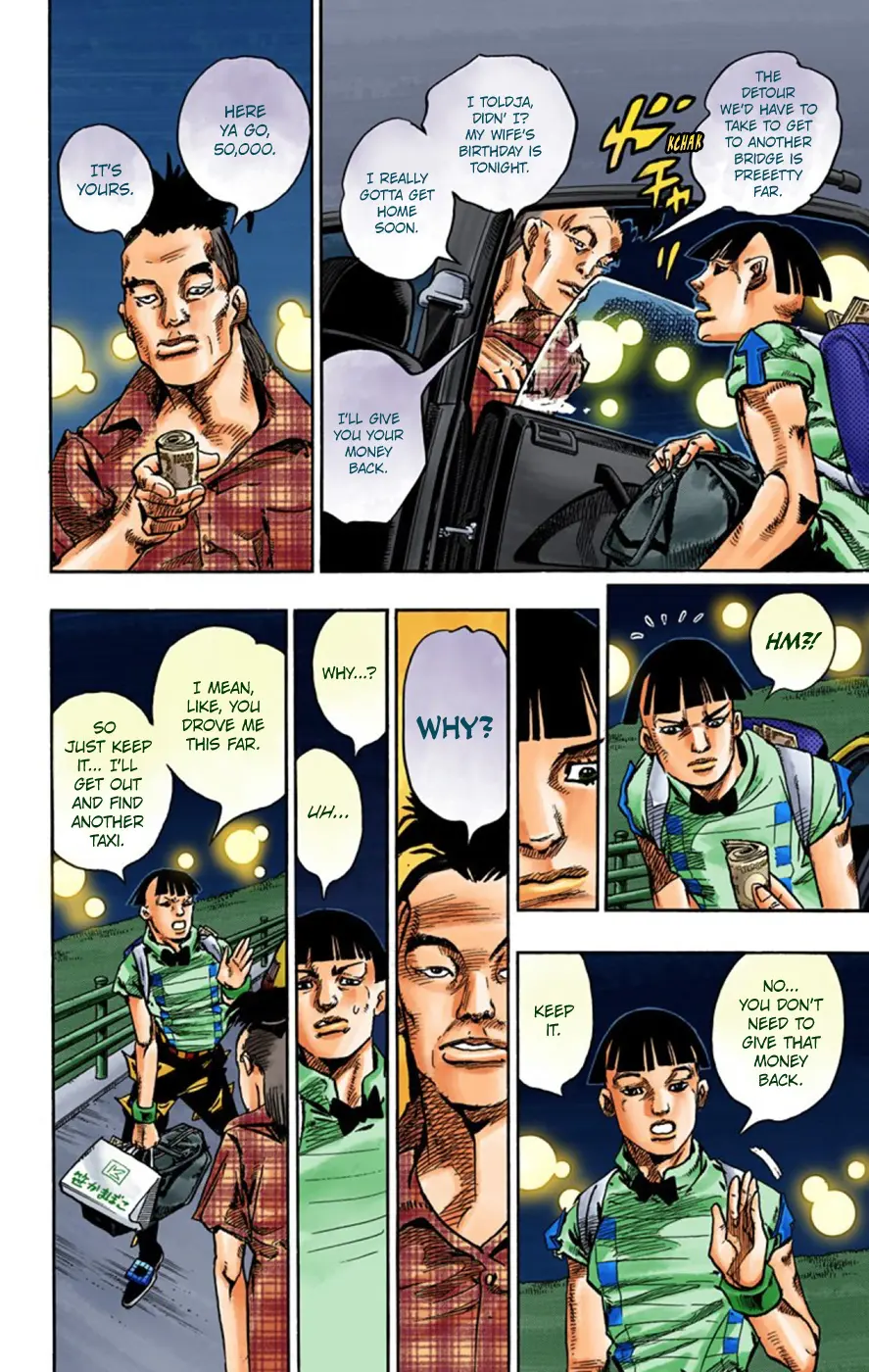 JoJo's Bizarre Adventure, Part 8: JoJolion Colored Manga — Chapter 57 — Page 21