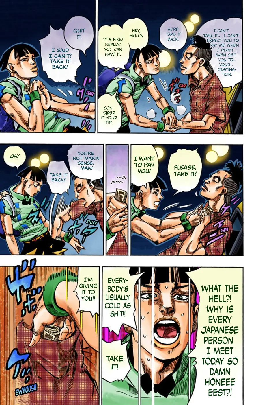 JoJo's Bizarre Adventure, Part 8: JoJolion Colored Manga — Chapter 57 — Page 22