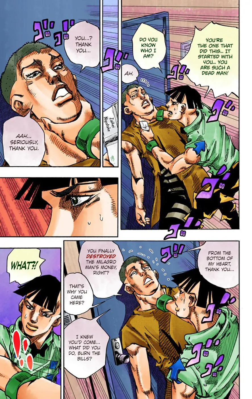 JoJo's Bizarre Adventure, Part 8: JoJolion Colored Manga — Chapter 57 — Page 32
