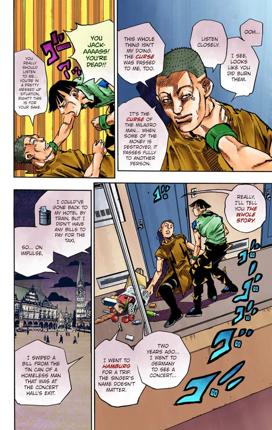 JoJo's Bizarre Adventure, Part 8: JoJolion Colored Manga — Chapter 57 — Page 33