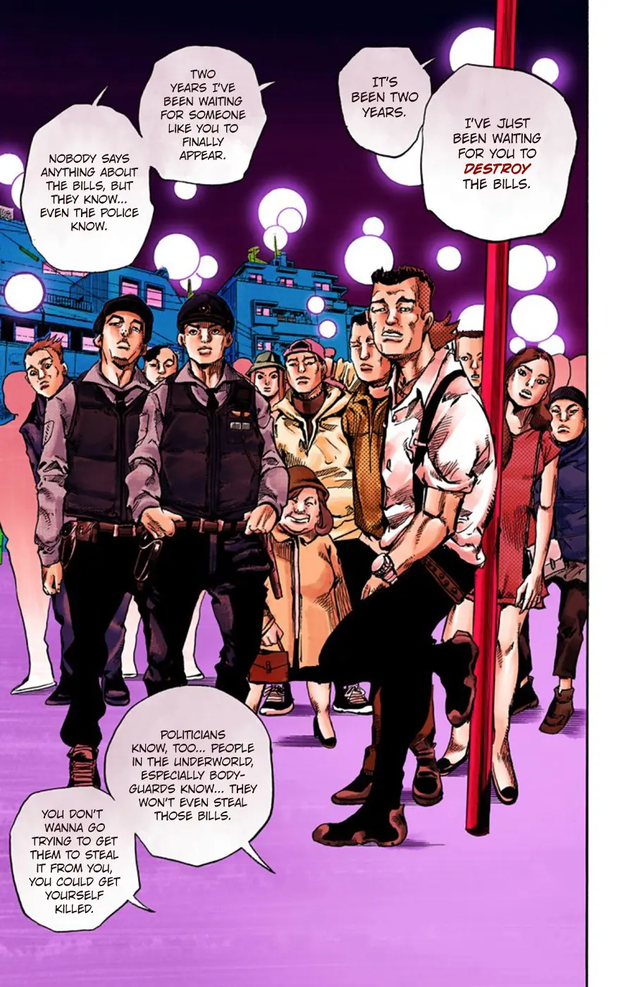JoJo's Bizarre Adventure, Part 8: JoJolion Colored Manga — Chapter 57 — Page 36