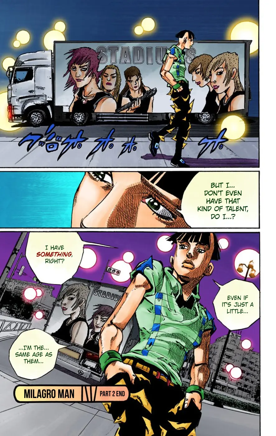 JoJo's Bizarre Adventure, Part 8: JoJolion Colored Manga — Chapter 57 — Page 46
