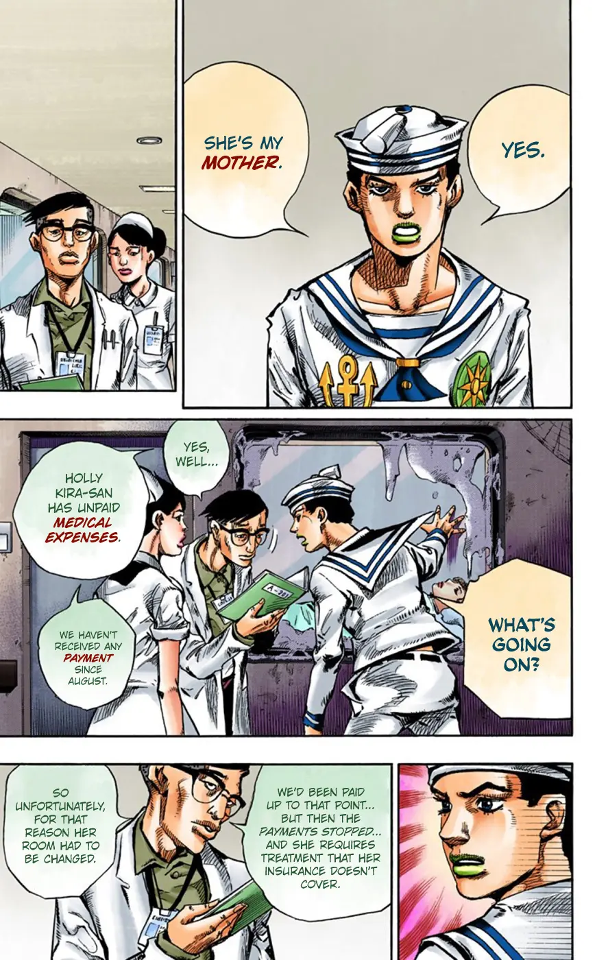 JoJo's Bizarre Adventure, Part 8: JoJolion Colored Manga — Chapter 58 — Page 9