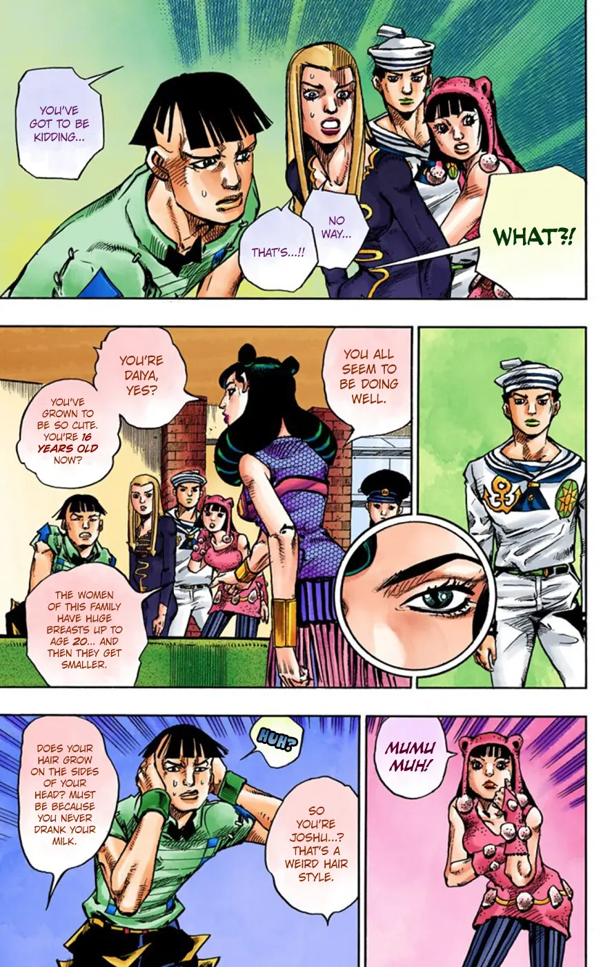 JoJo's Bizarre Adventure, Part 8: JoJolion Colored Manga — Chapter 58 — Page 25