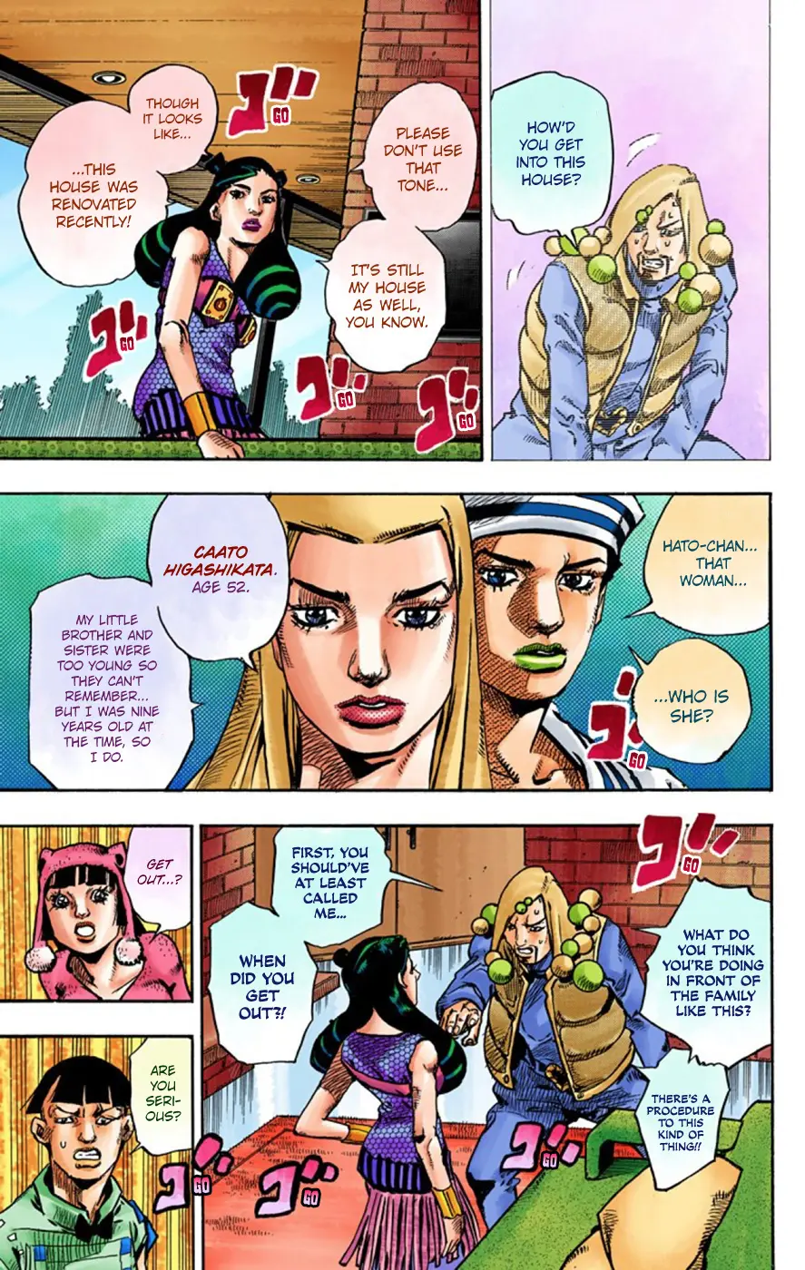 JoJo's Bizarre Adventure, Part 8: JoJolion Colored Manga — Chapter 58 — Page 27
