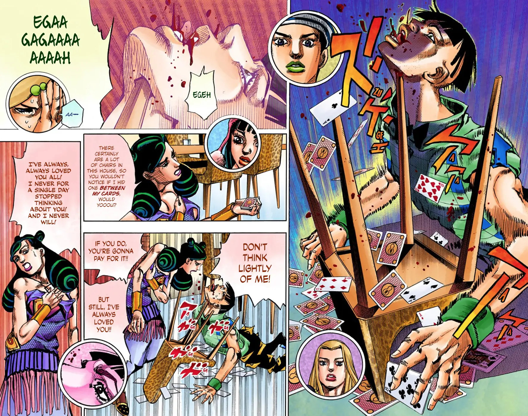 JoJo's Bizarre Adventure, Part 8: JoJolion Colored Manga — Chapter 58 — Page 38