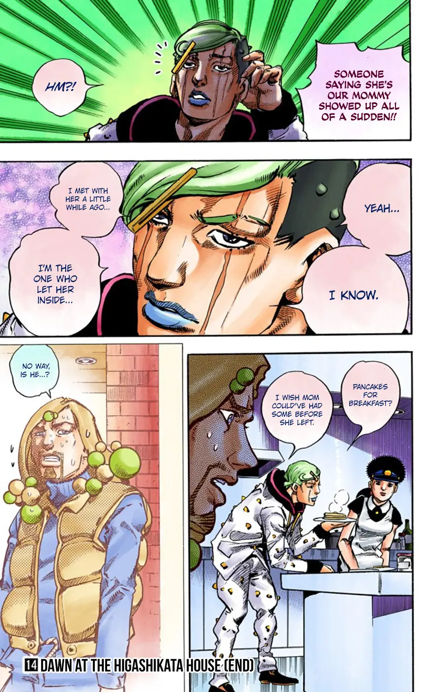 JoJo's Bizarre Adventure, Part 8: JoJolion Colored Manga — Chapter 58 — Page 40