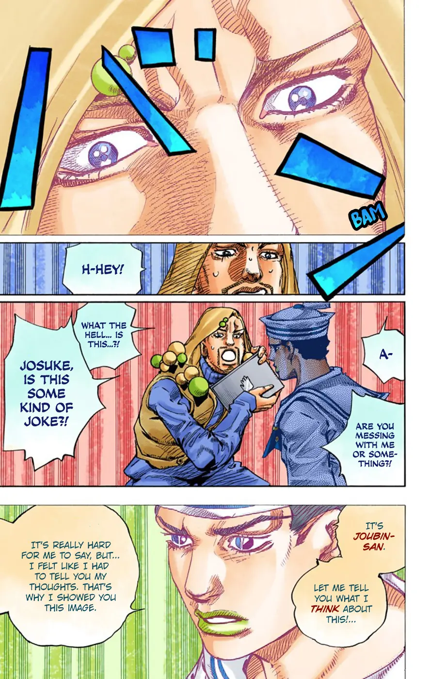 JoJo's Bizarre Adventure, Part 8: JoJolion Colored Manga — Chapter 59 — Page 17