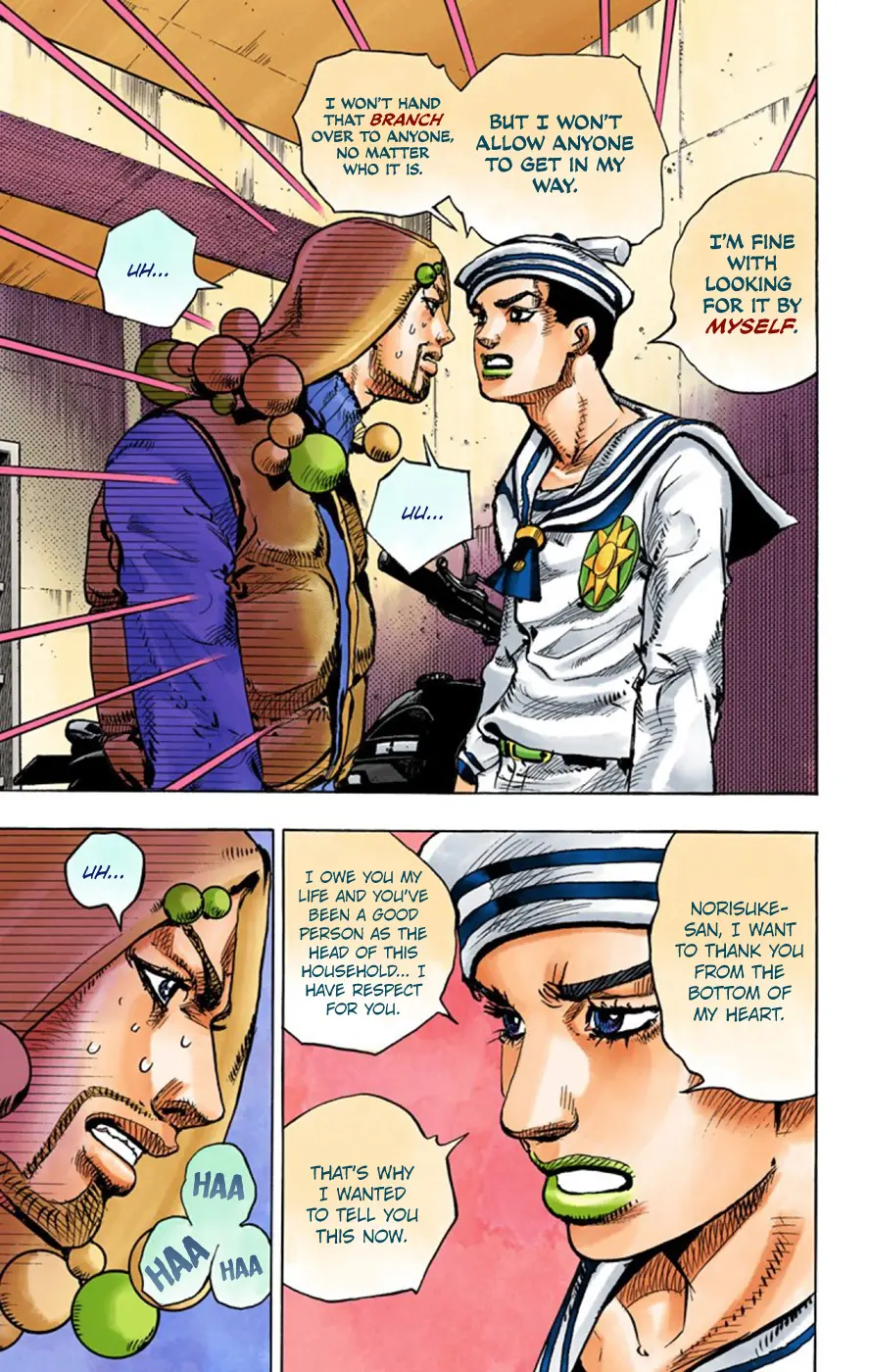 JoJo's Bizarre Adventure, Part 8: JoJolion Colored Manga — Chapter 59 — Page 21