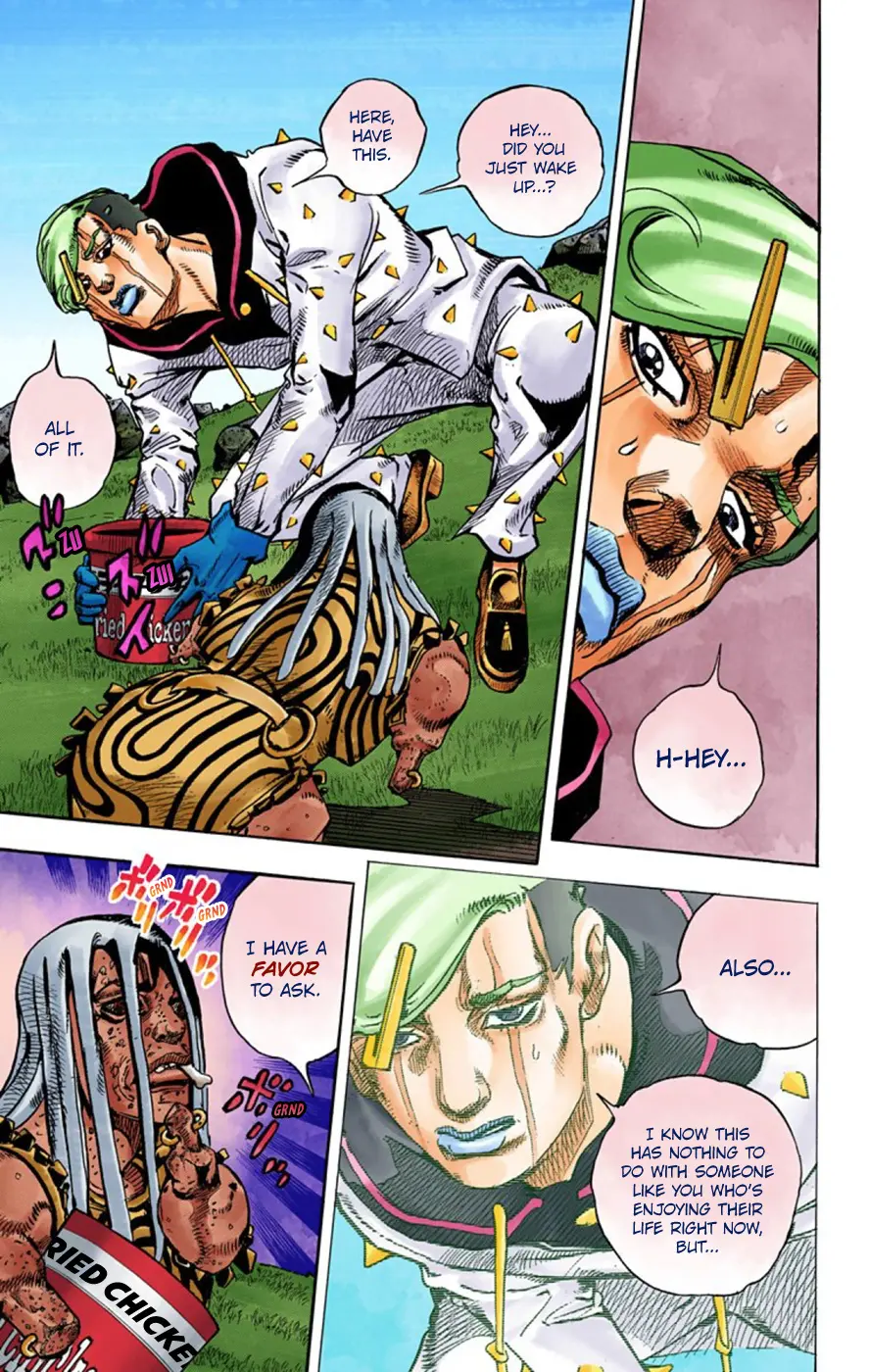 JoJo's Bizarre Adventure, Part 8: JoJolion Colored Manga — Chapter 59 — Page 37