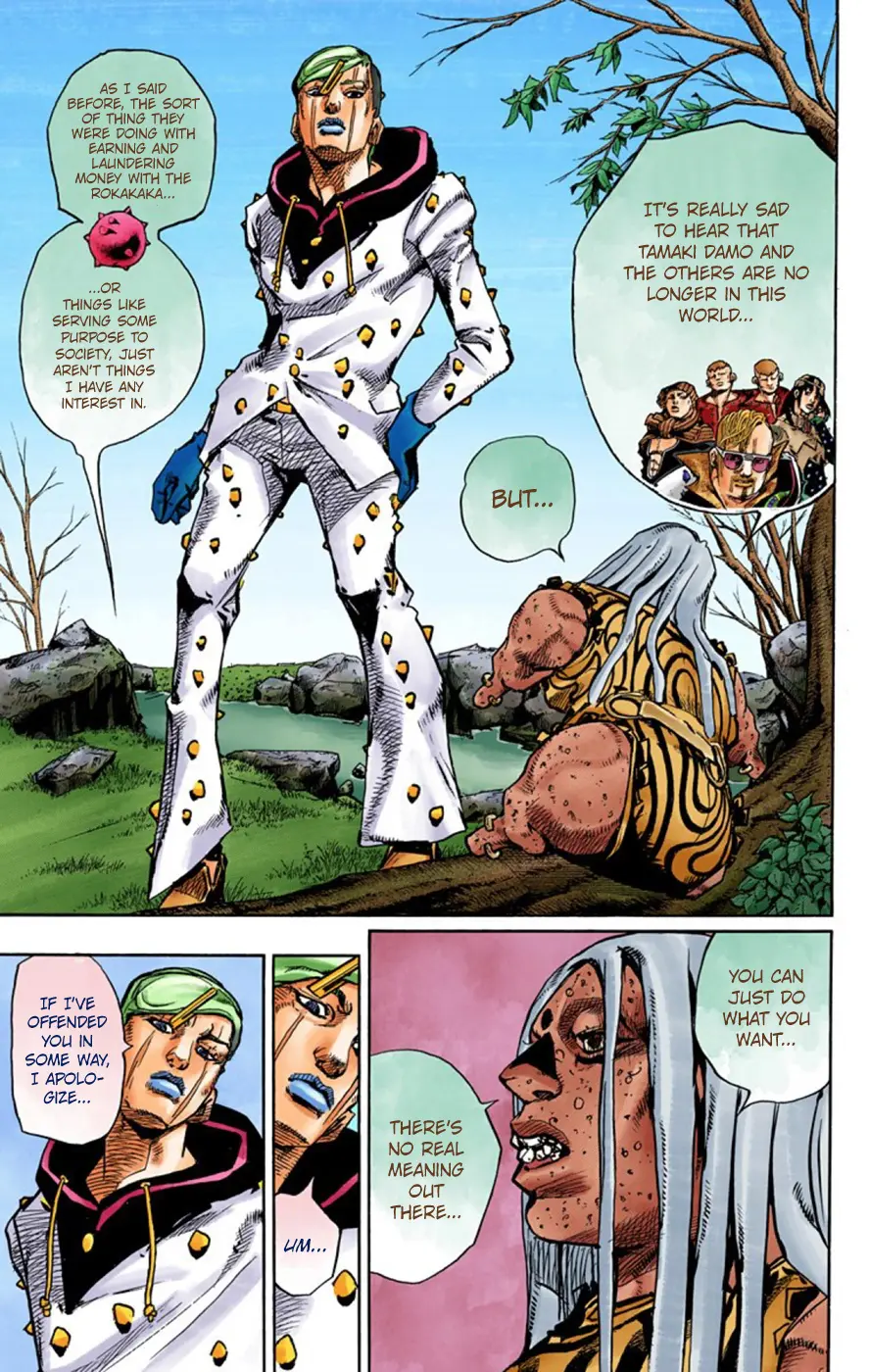 JoJo's Bizarre Adventure, Part 8: JoJolion Colored Manga — Chapter 60 — Page 9