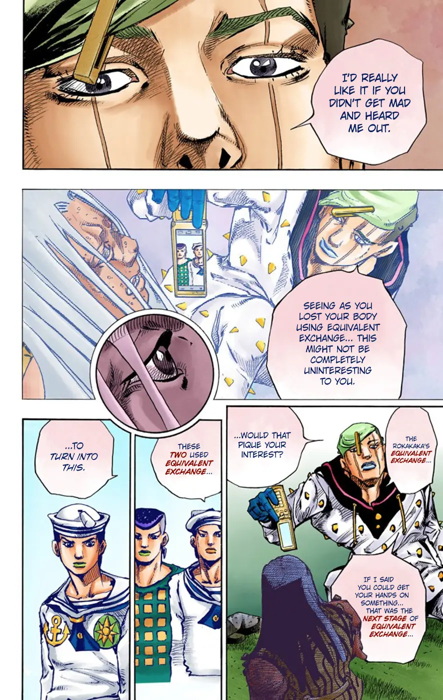 JoJo's Bizarre Adventure, Part 8: JoJolion Colored Manga — Chapter 60 — Page 10