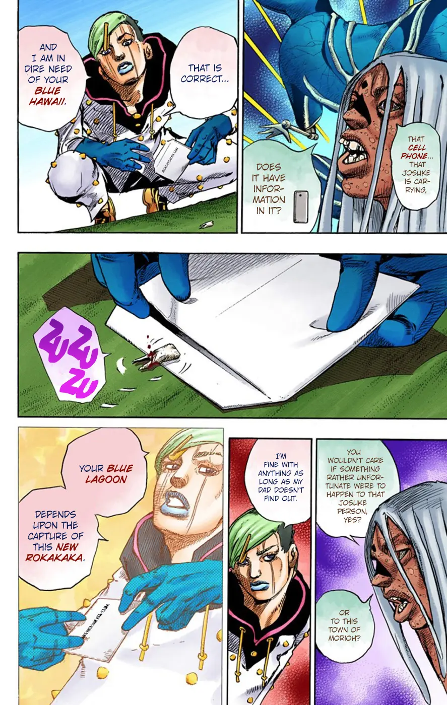 JoJo's Bizarre Adventure, Part 8: JoJolion Colored Manga — Chapter 61 — Page 5