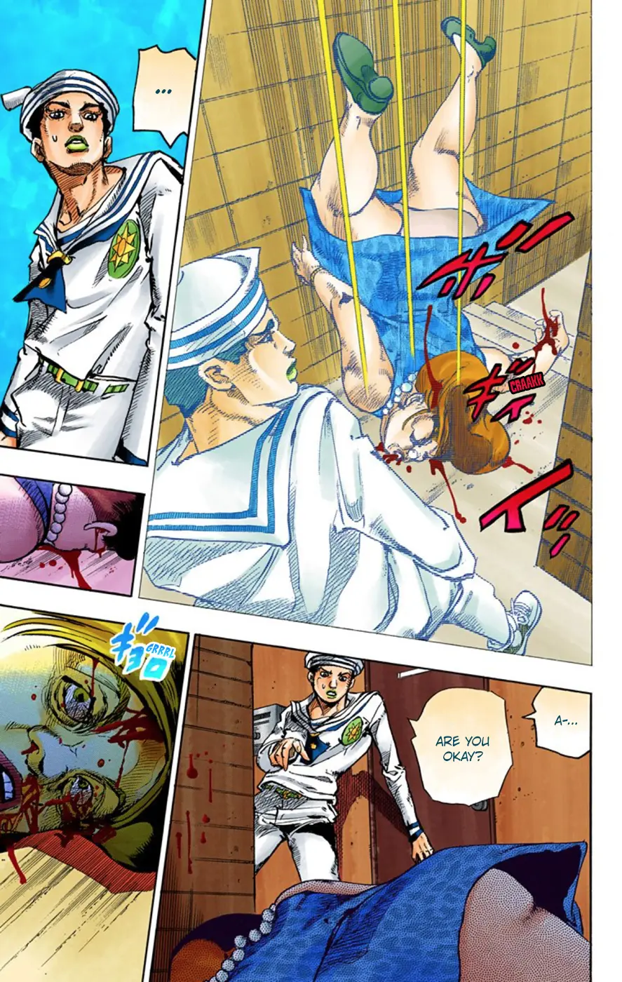 JoJo's Bizarre Adventure, Part 8: JoJolion Colored Manga — Chapter 61 — Page 9